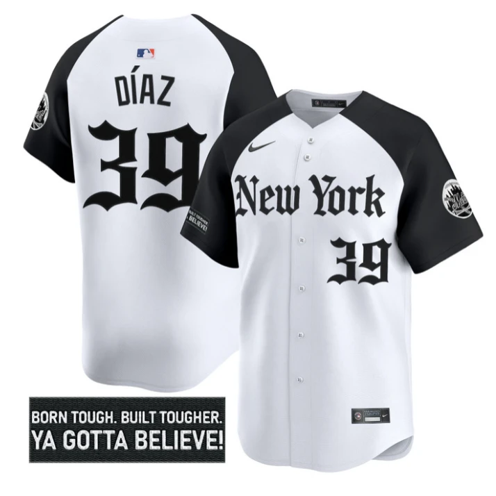 Edwin Díaz Jersey #39 New York Mets Gothic Borough Edition Stitched by My Store