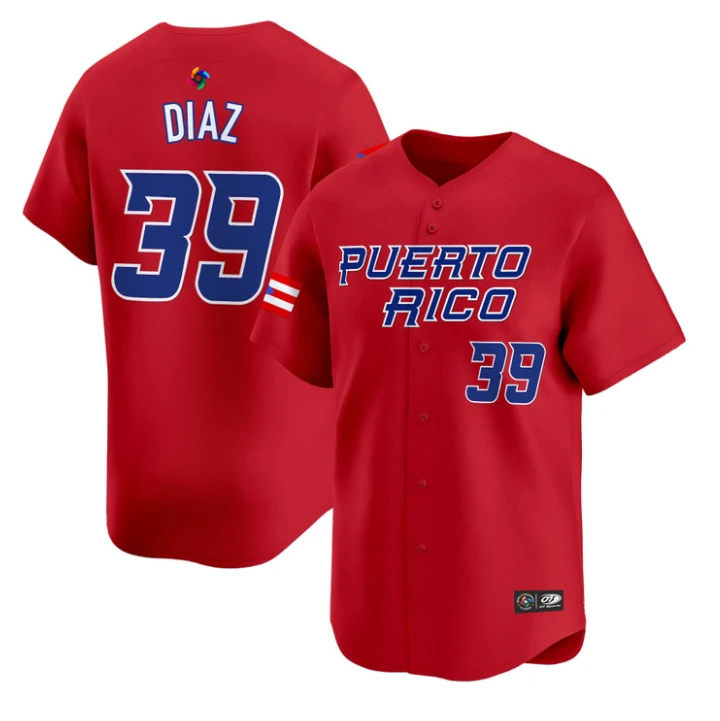 Edwin Diaz Jersey #39 Puerto Rico Baseball Classic 2026 Roster Stitched by My Store