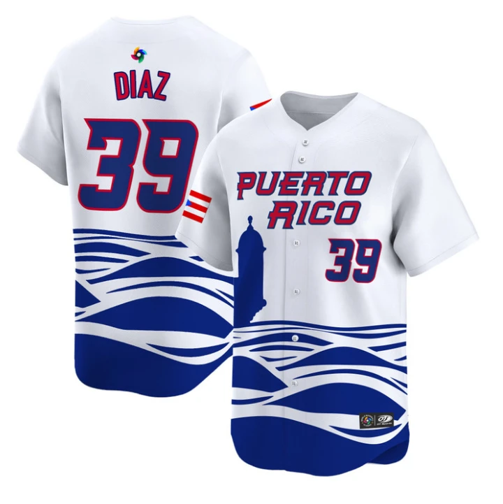 Edwin Diaz Jersey #39 Puerto Rico Baseball Classic 2026 Roster Stitched by My Store