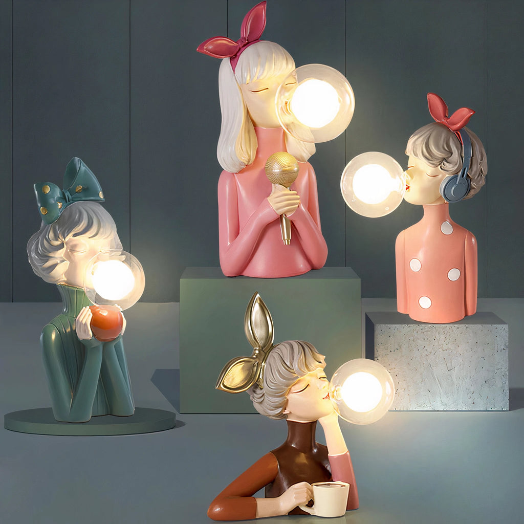 Sisterly Creations | Table lamp Bowlift by Bowlift