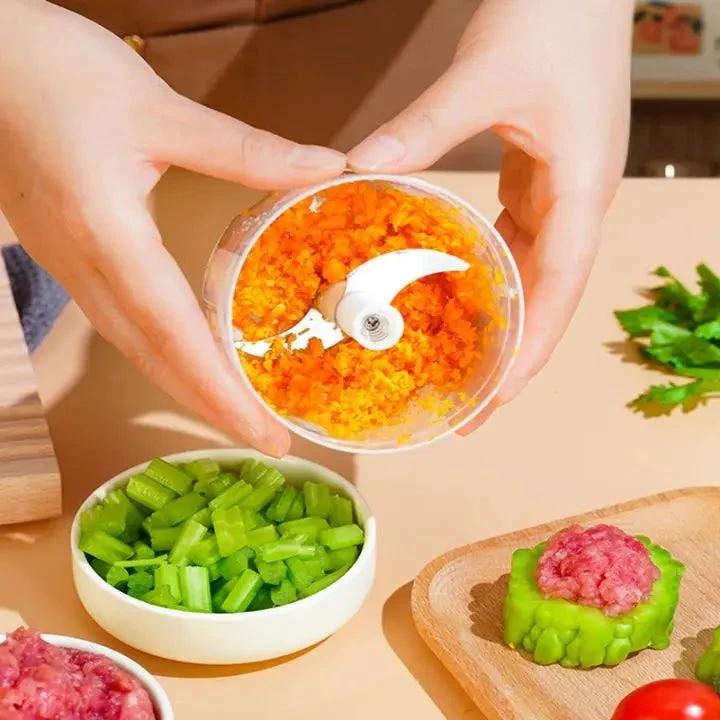 Electric Vegetable Slicer – USB-powered, safe & space-saving by BowLift