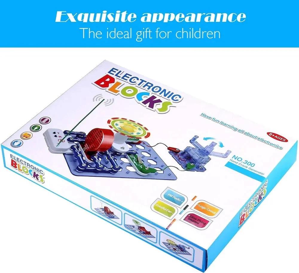Electronic learning kit for children with 300 experiments by BowLift
