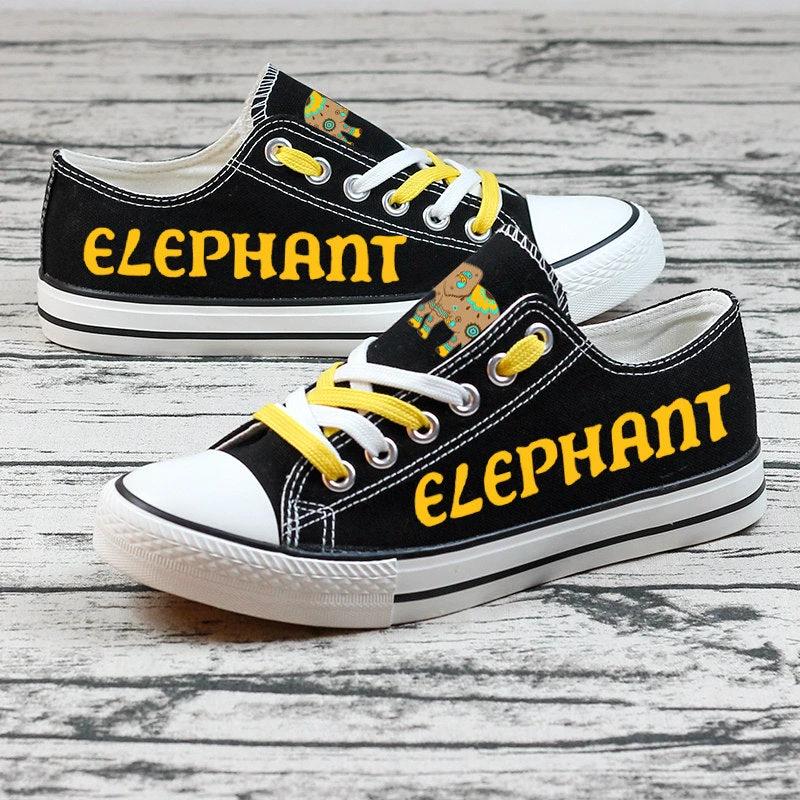 Elephant Canvas Sneakers Shoes For Men Women Fans by Crocs