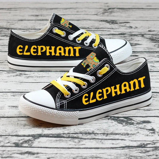 Elephant Canvas Sneakers Shoes For Men Women Fans by Crocs