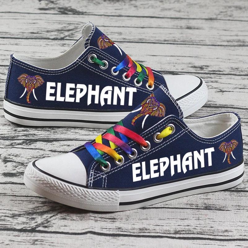 Elephant Canvas Sneakers Shoes For Men Women Fans by Crocs