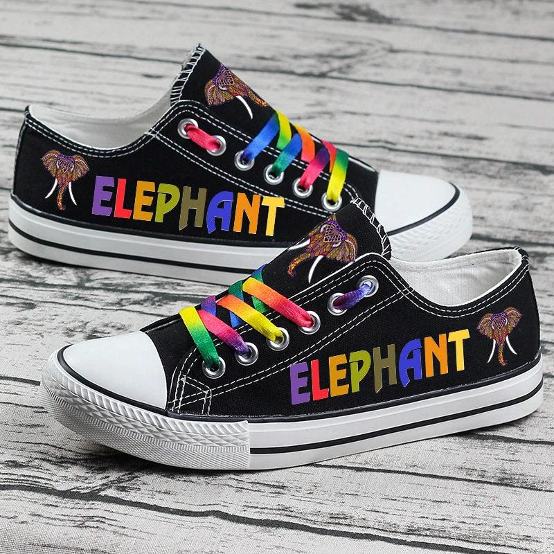 Elephant Canvas Sneakers Shoes For Men Women Fans by Crocs