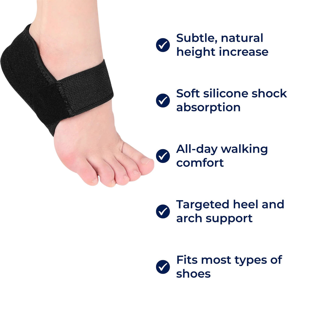 ElevateEase | Heel Lift Insoles – Height Increase – Pain Relief – Improved Posture - Everyday Comfort Bowlift by Bowlift
