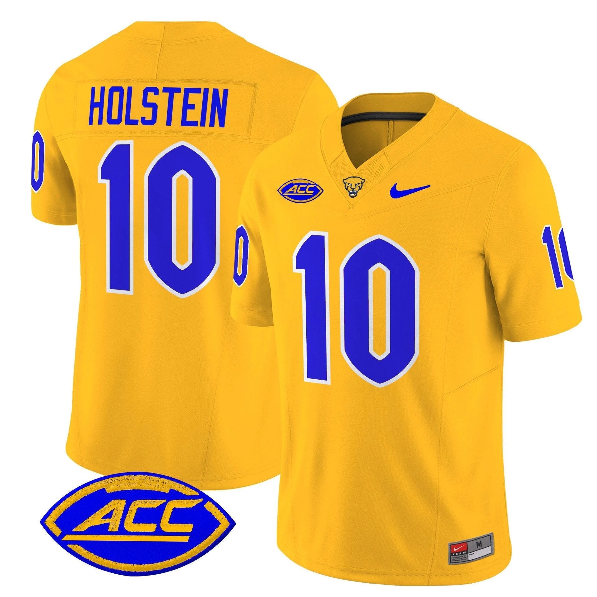 Eli Holstein Jersey #10 Pittsburgh Panthers 2025 Limited Stitched Navy Alter by My Store