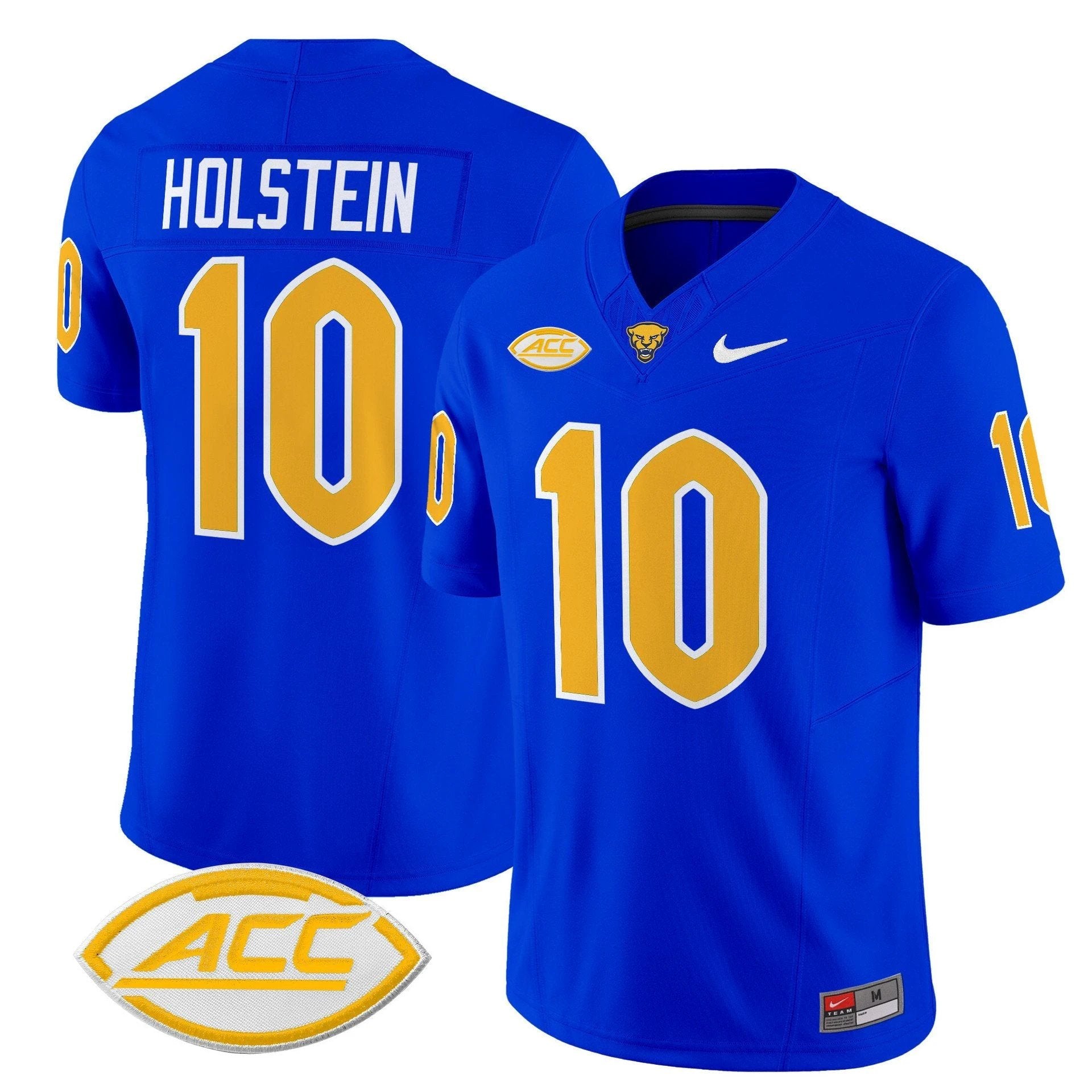 Eli Holstein Jersey #10 Pittsburgh Panthers 2025 Limited Stitched Royal by My Store