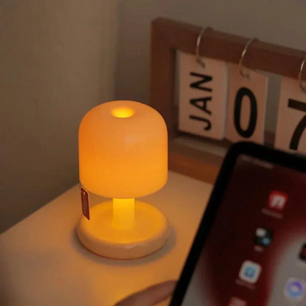 Lumia Mini Mushroom Table Lamp by Casa & Beyond