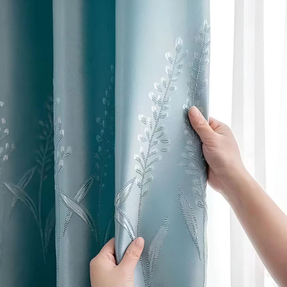 Elysian Leaf Blackout Curtains by Casa & Beyond