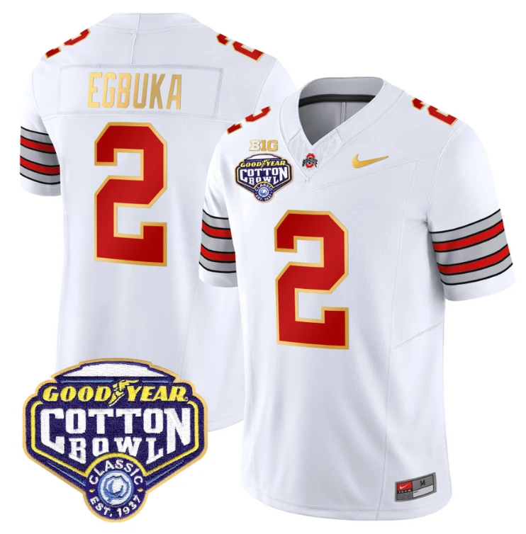 Jeremiah Smith Jersey #4 Ohio State 'Heritage Stripe' Cotton Bowl Black by My Store