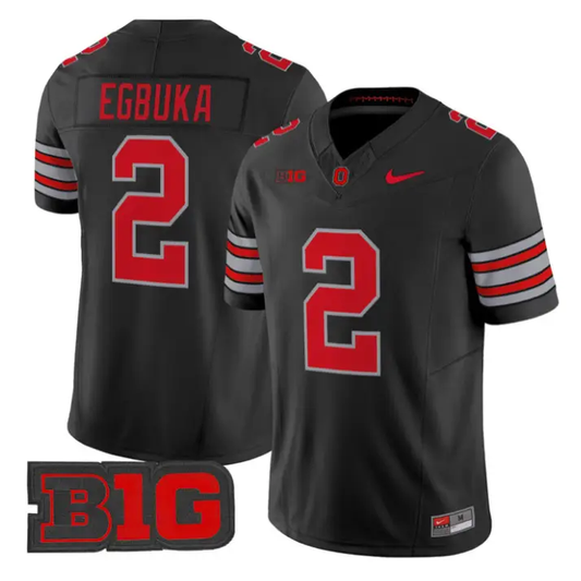 Emeka Egbuka Jersey #2 Ohio State 2026 Tunnel Vision Limited Stitched by My Store NCAA Football Jerseys