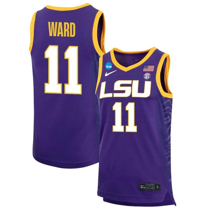 Emily Ward Jersey LSU Tigers Basketball 2023 NCAA College #11 by My store basketball