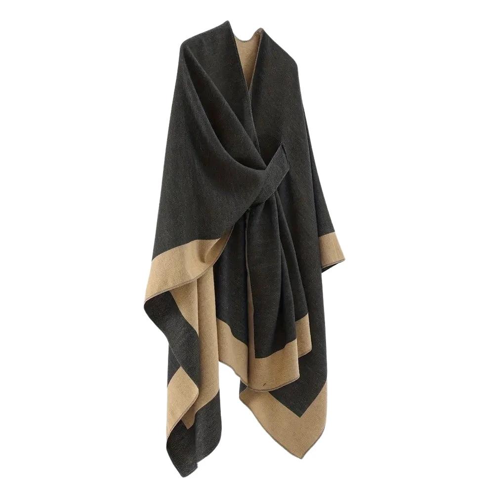 Emiree Stylish Draped Poncho by Casa & Beyond