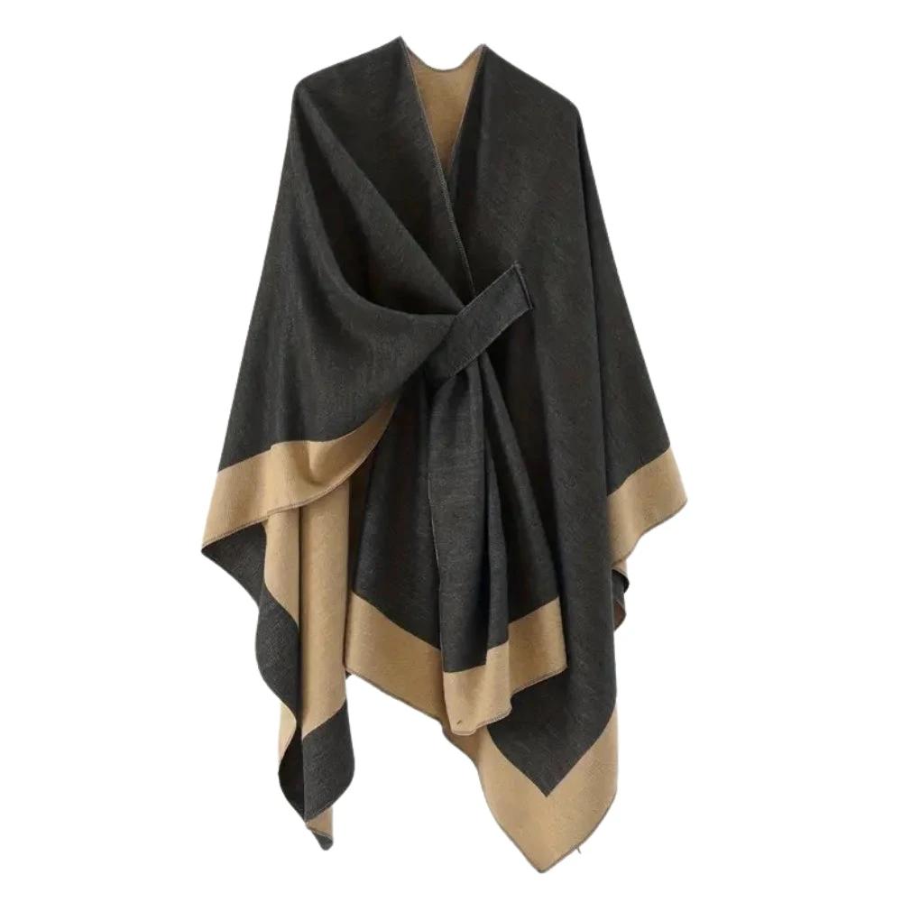 Emiree Stylish Draped Poncho by Casa & Beyond