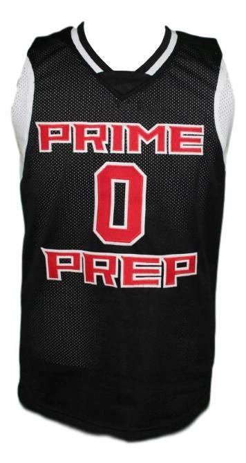 Emmanuel Mudlay Jersey #0 Prime Prep Basketball New Black by My store basketball