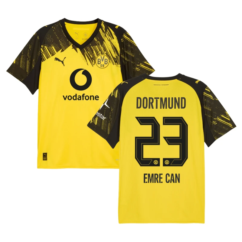 Emre Can #23 Borussia Dortmund 2025-26 Home Men Jersey – Yellow by Soccer Jersey