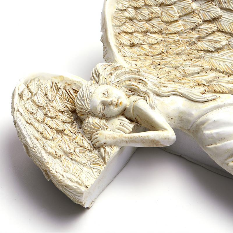 Decoration Door Frame Angel Wings made of Resin by Bowlift