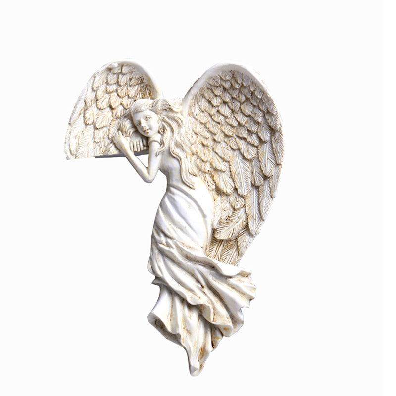 Decoration Door Frame Angel Wings made of Resin by Bowlift
