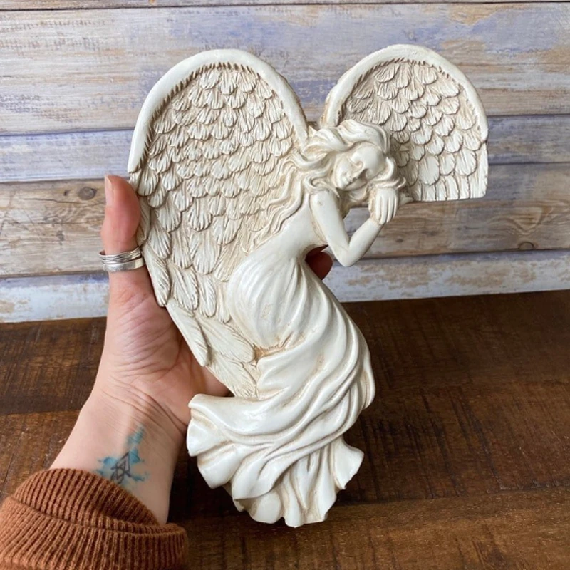 Decoration Door Frame Angel Wings made of Resin by Bowlift