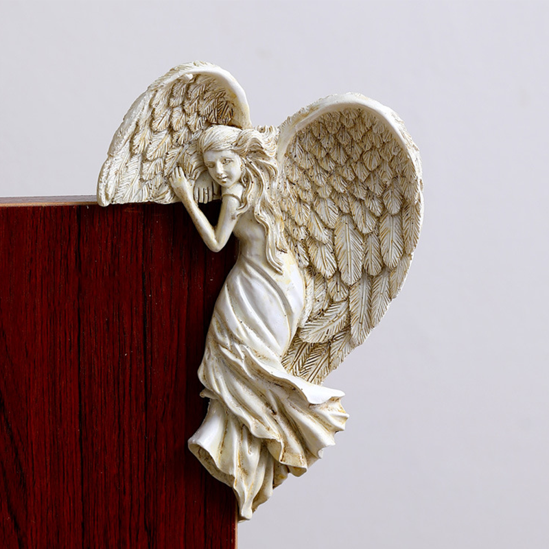 Decoration Door Frame Angel Wings made of Resin by Bowlift