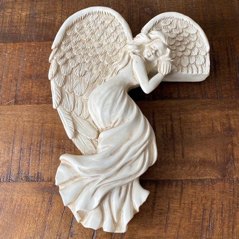 Decoration Door Frame Angel Wings made of Resin by Bowlift