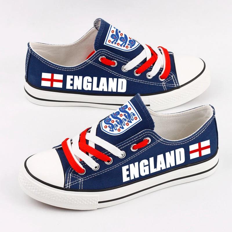 England Low Top Canvas Sport Sneakers Shoes For Men Women Fans by Crocs