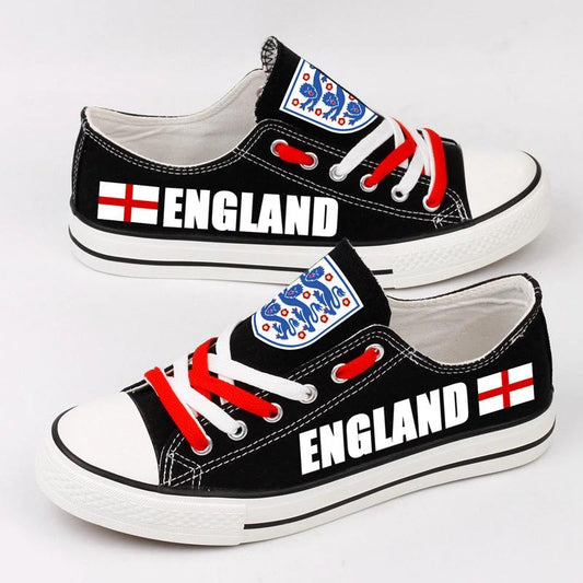 England Low Top Canvas Sport Sneakers Shoes For Men Women Fans by Crocs