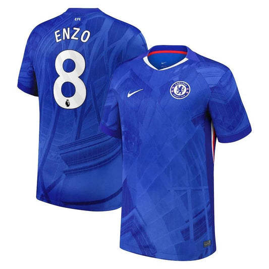 Enzo Fernandez #8 Chelsea 2025-26 Home Match Jersey – Blue by Soccer Jersey