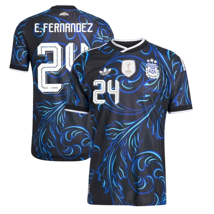 Enzo Fernandez Jersey #24 Argentina 2026 National Team Soccer by Soccer Jersey