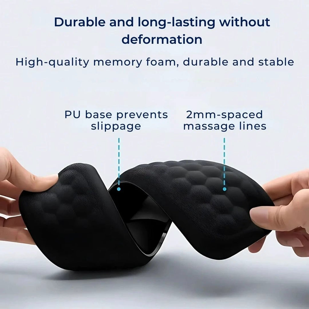 ErgoSupport Wrist Protection Rest Pad | for Mouse and Keyboard - Elevates Wrist - Reduces Strain Pain Bowlift by Bowlift
