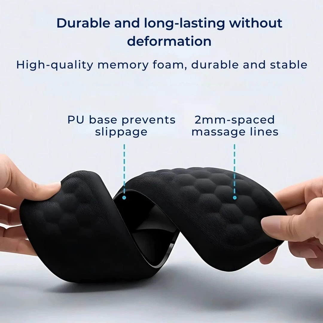 ErgoSupport Wrist Protection Rest Pad | for Mouse and Keyboard - Elevates Wrist - Reduces Strain Pain Bowlift by Bowlift