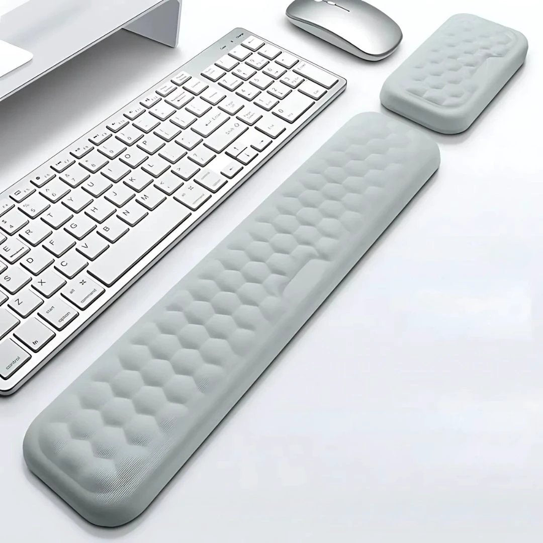 ErgoSupport Wrist Protection Rest Pad | for Mouse and Keyboard - Elevates Wrist - Reduces Strain Pain Bowlift by Bowlift