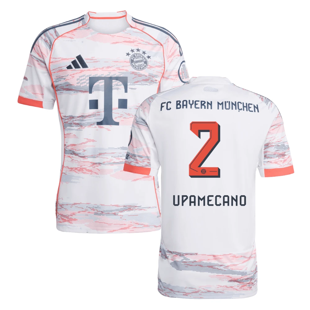 Eric Dier #15 Bayern Munich 2025-26 Away Men Jersey – White by Soccer Jersey