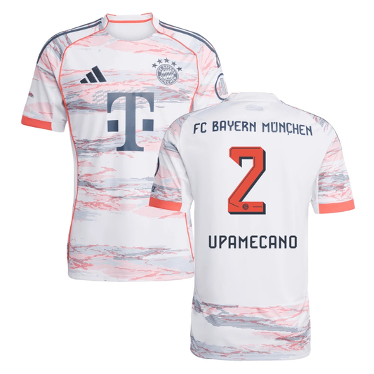 Eric Dier #15 Bayern Munich 2025-26 Away Men Jersey – White by Soccer Jersey