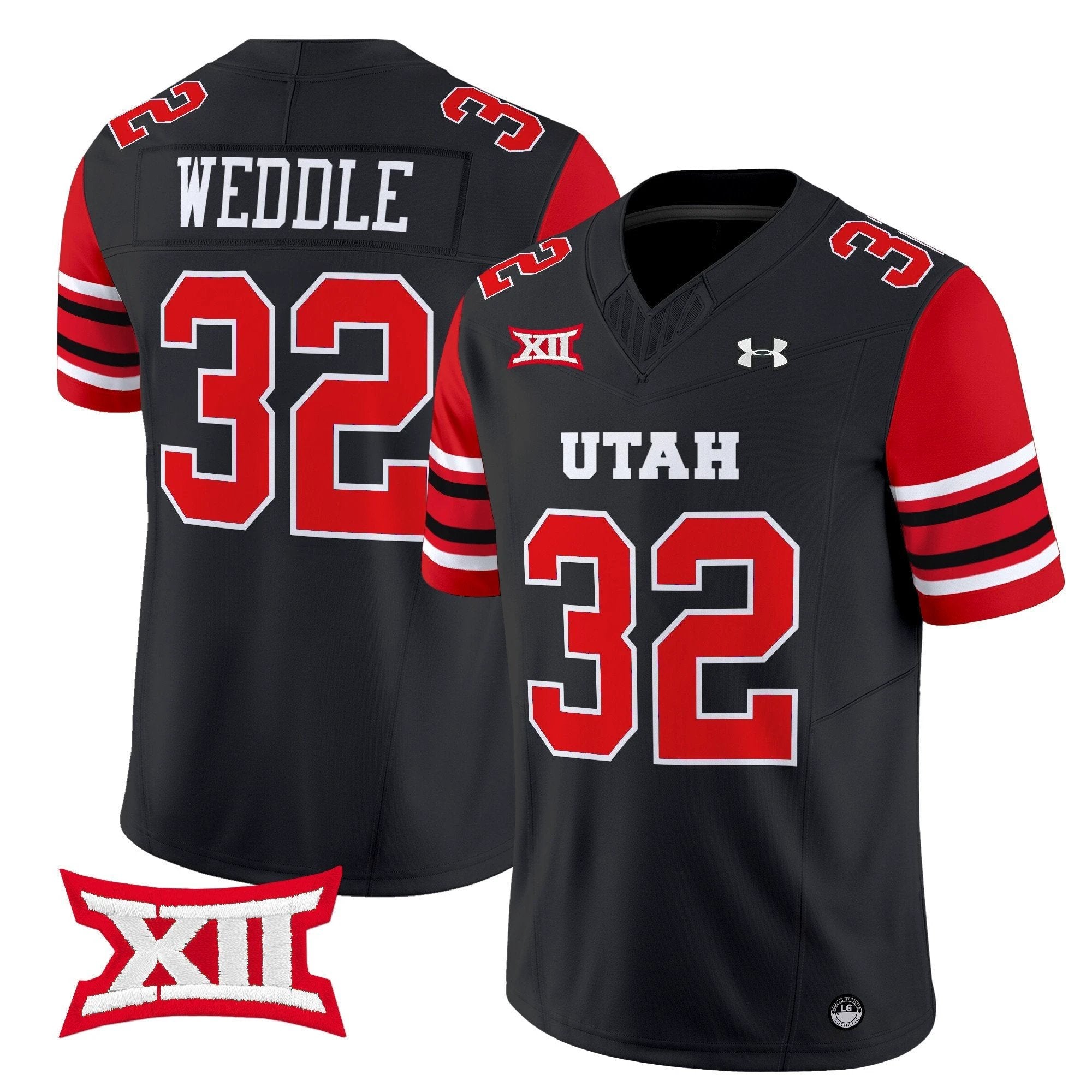 Eric Weddle Jersey #32 Utah Utes 2025 Vapor Limited Stitched Black by My Store