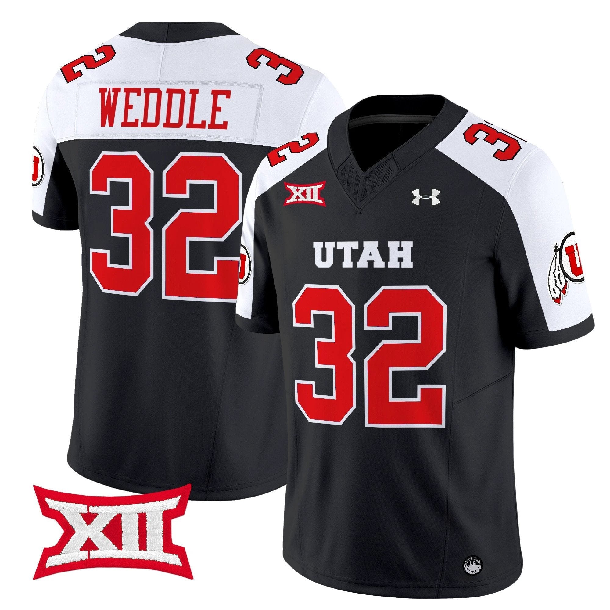 Eric Weddle Jersey #32 Utah Utes 2025 Vapor Limited Stitched Black Alternate by My Store
