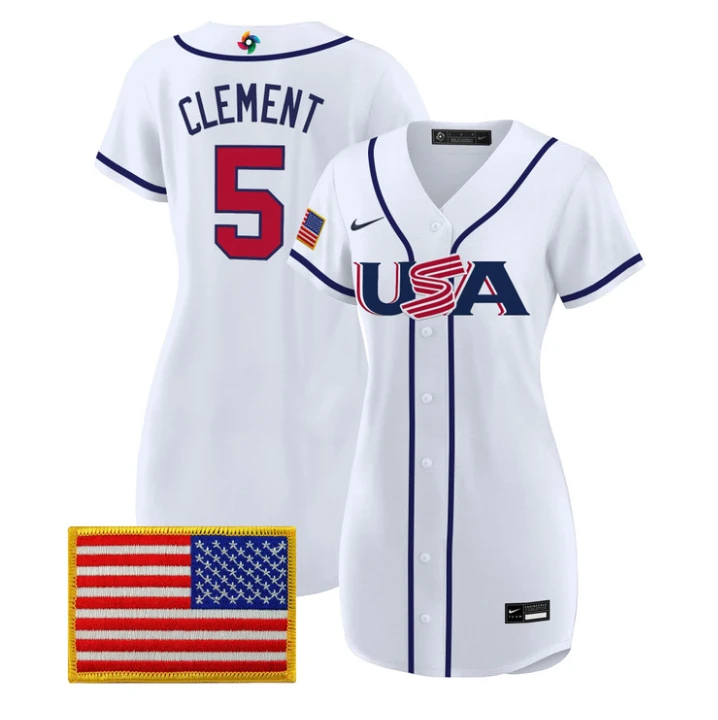 Ernie Clement Jersey #5 Team USA 2026 World Baseball Dress Stitched by My Store