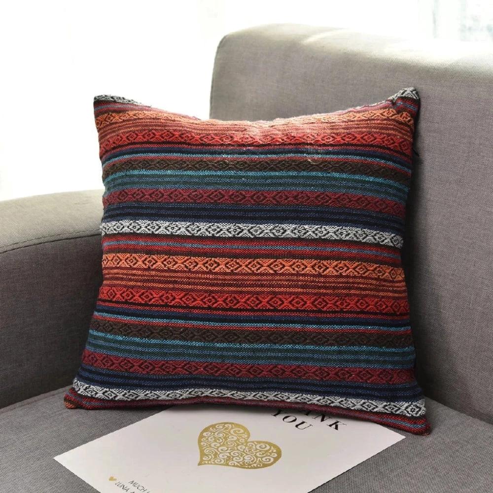 Ethnic Bohemian Geometric Cushion Cover by Casa & Beyond