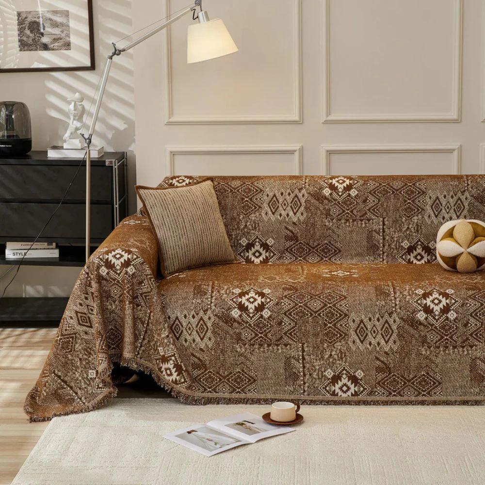 Ethno Cultural Tribe Sofa Cover by Casa & Beyond