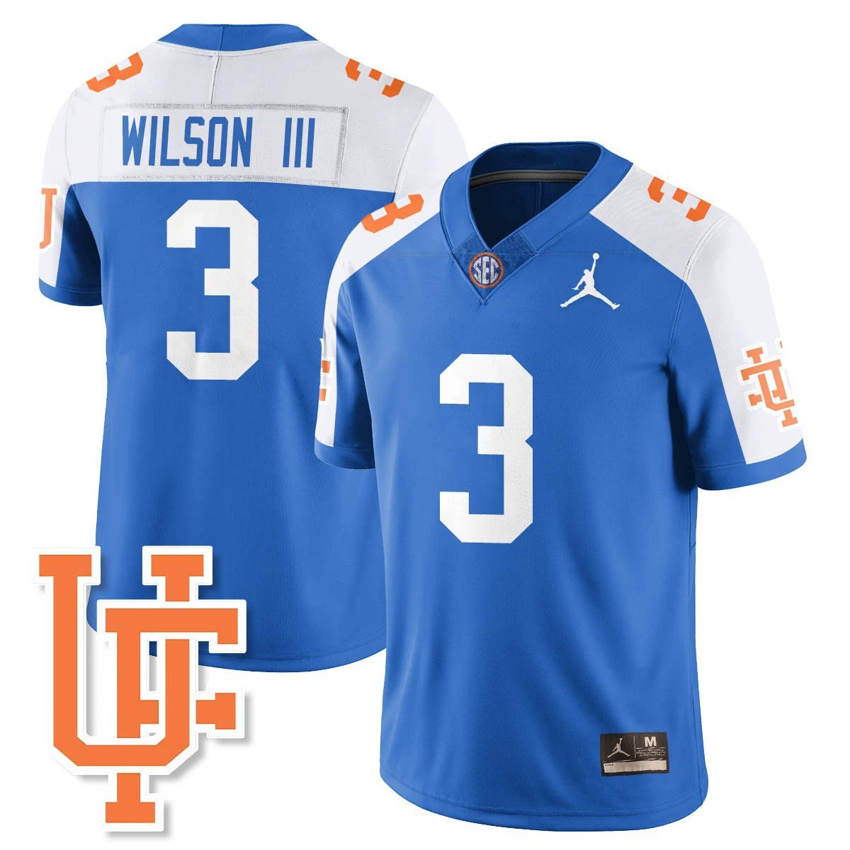 Eugene Wilson III Jersey #3 Florida Gators Bring Back 1960s Throwback by My Store NCAA Football Jerseys
