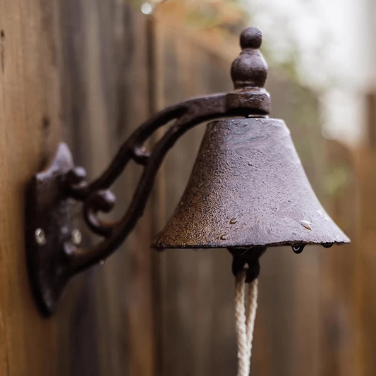 Classic cast iron doorbell in vintage style for stylish entrances by BowLift