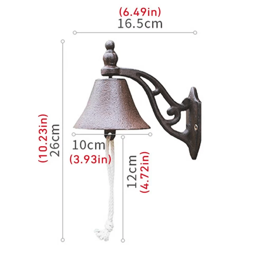 Classic cast iron doorbell in vintage style for stylish entrances by BowLift