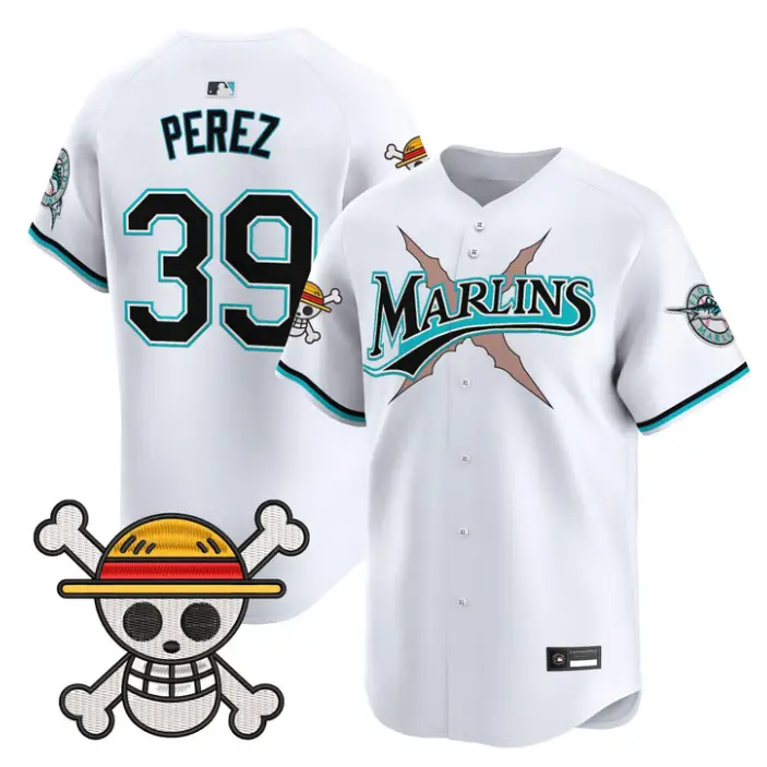 Eury Perez Jersey #39 Miami Marlins One Piece Premier Stitched by My Store