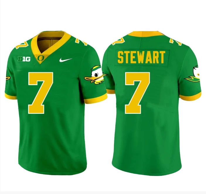Evan Stewart Jersey #7 Oregon Ducks Football Green by My Store