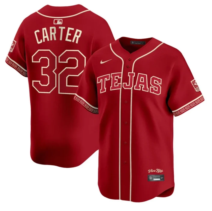 Evan Carter Jersey #32 Texas Rangers 2026 City Connect Premier Stitched by My Store