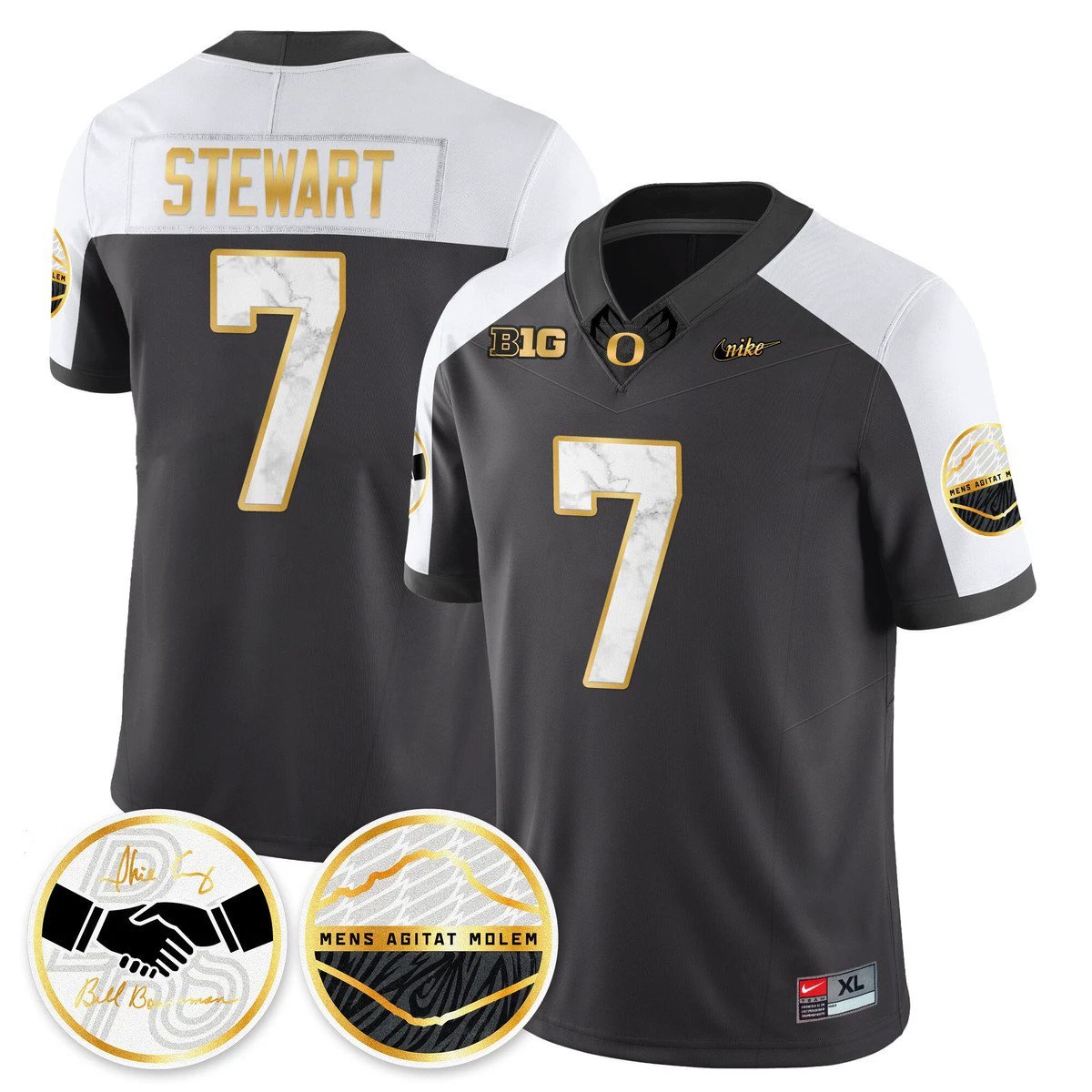 Evan Stewart Jersey #7 Oregon Ducks 2025 Shoe Duck Stitched by My Store NCAA Football Jerseys