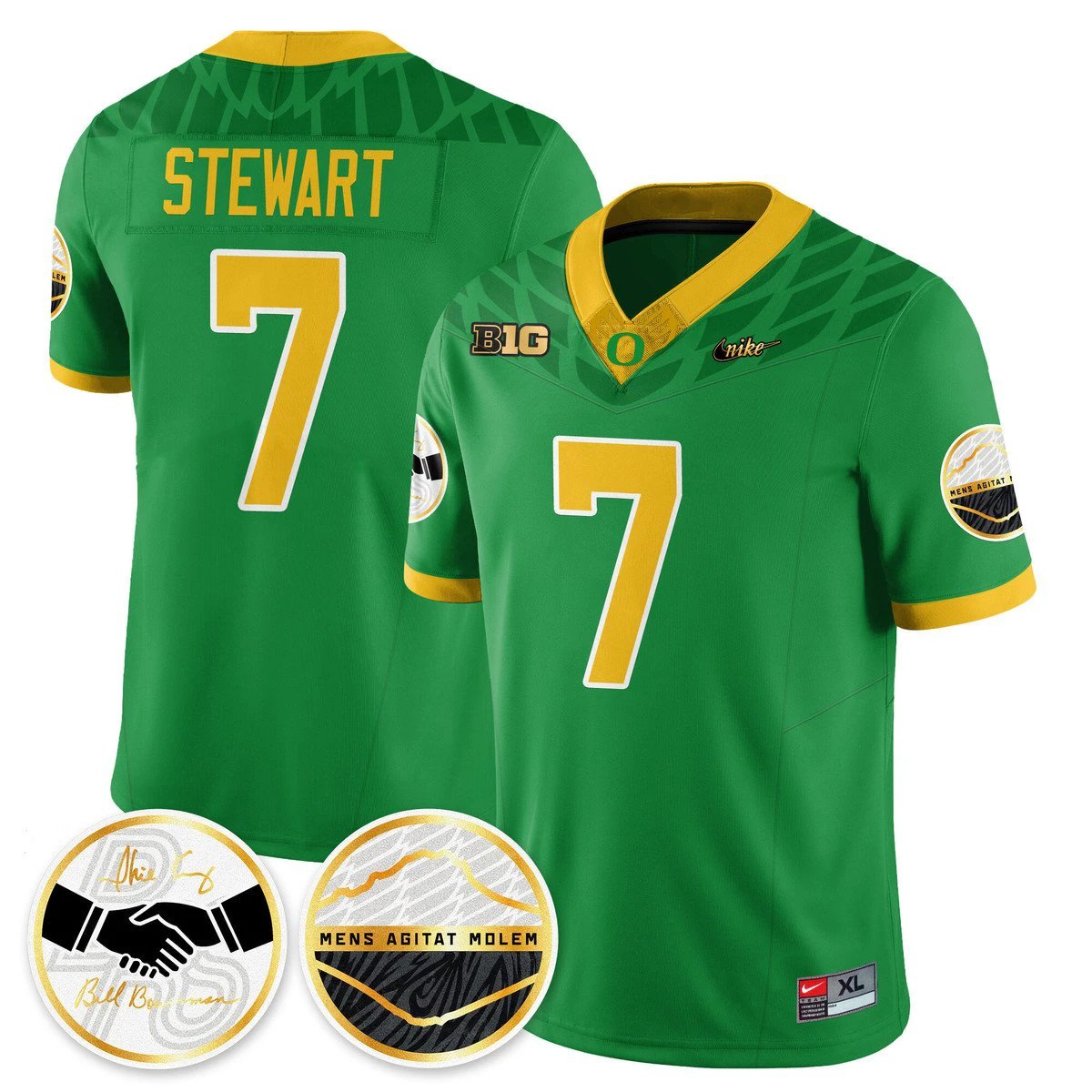 Evan Stewart Jersey #7 Oregon Ducks 2025 Shoe Duck Stitched by My Store NCAA Football Jerseys