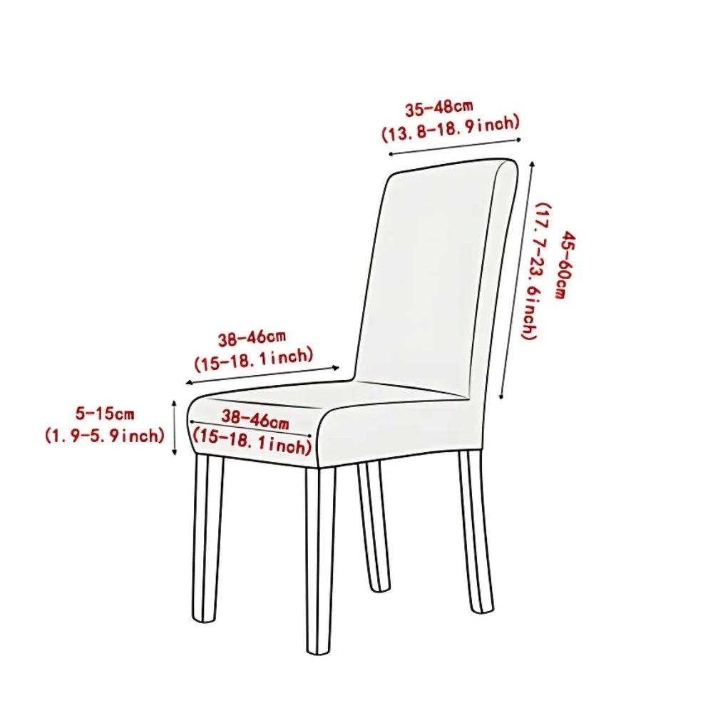 Evona Elegant Jacquard Chair Seat Slipcover by Casa & Beyond